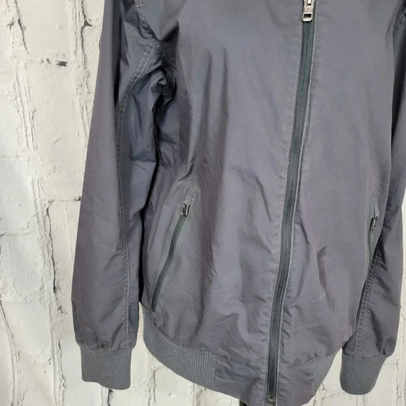 Prana Gray Zip Up‎ Medium Weight Jacket Womens All Seasons Coat Zip Pockets M - Picture 2 of 7